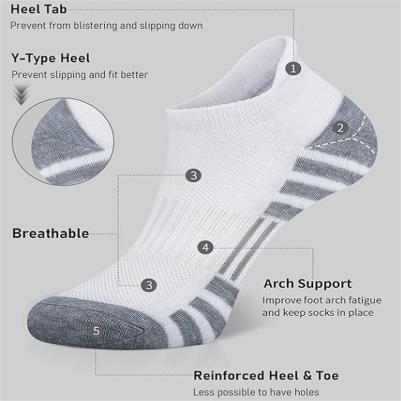 Cushioned Breathable Ankle Ath - Athletic Sock Cushion 评论和价格