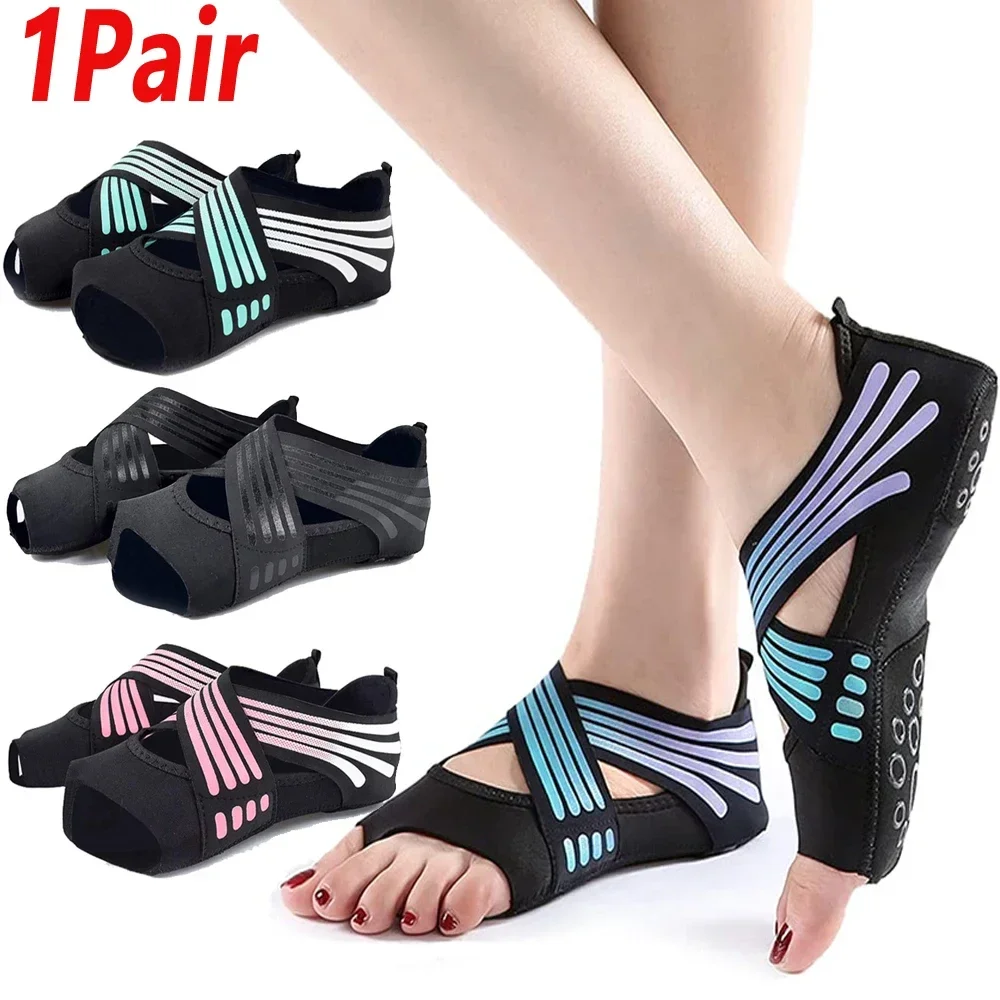 1Pair Professional Non-slip Gy - Grip Sock Yoga 评论和价格