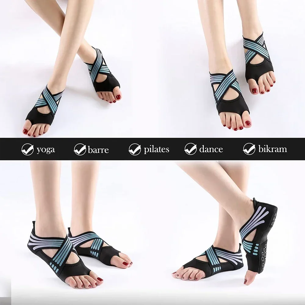 1Pair Professional Non-slip Gy - Grip Sock Yoga 评论和价格