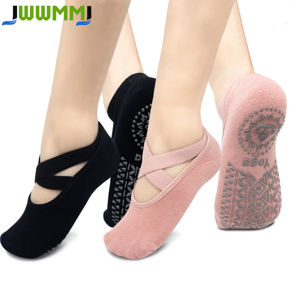 1Pair Yoga Socks for Women Non - Grip Sock Yoga 评论和价格